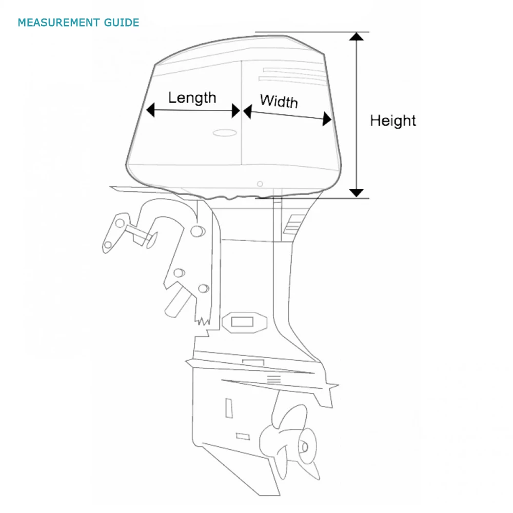 Oceansouth Universal Half Outboard Cover - Image 3