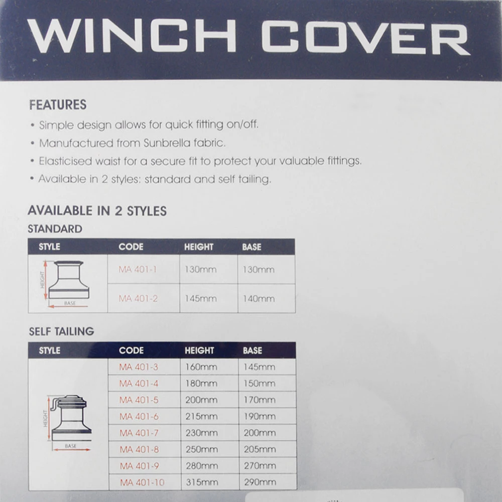 Oceansouth Self Tailing Winch Cover - Image 2