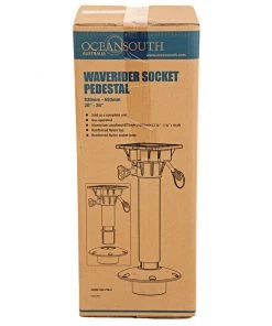 Oceansouth Waverider Socket Boat Seat Pedestal - Flat Base 520mm - 650mm