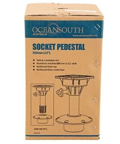 Oceansouth Socket Boat Seat Pedestal With Swivel Top 330mm