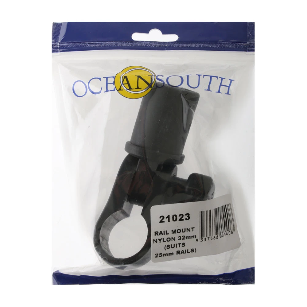 Oceansouth Rail Mount Nylon 32mm Suits 25mm Rails