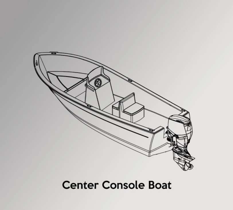 Oceansouth Centre Console Boat Cover - Image 4