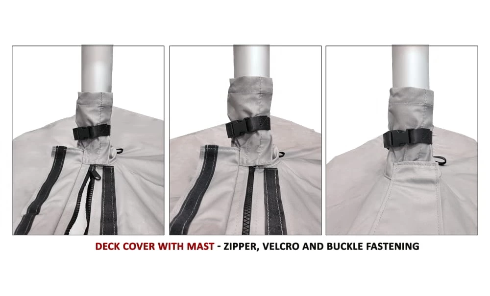 Oceansouth 29ER Boat Deck Cover With Mast - Image 4