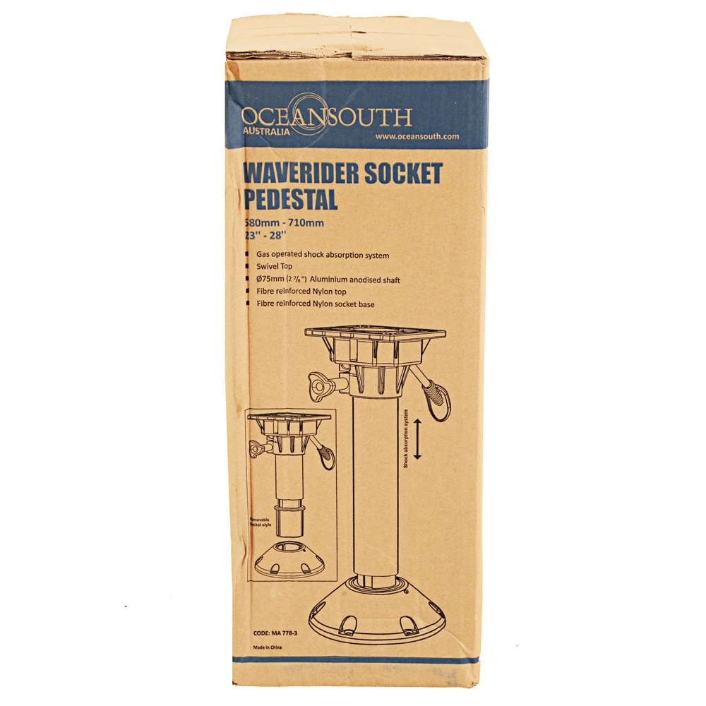 Oceansouth Waverider Socket Boat Seat Pedestal 580mm - 710mm - Image 2