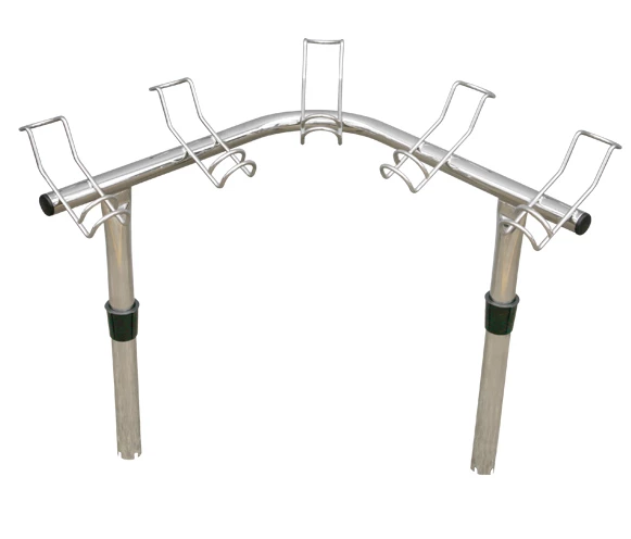Oceansouth 5 Way Corner Rack Stainless Steel Rod Holder